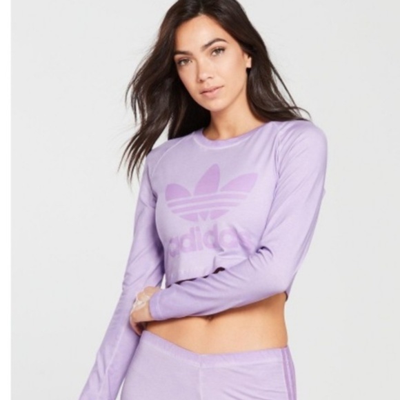 lilac adidas top